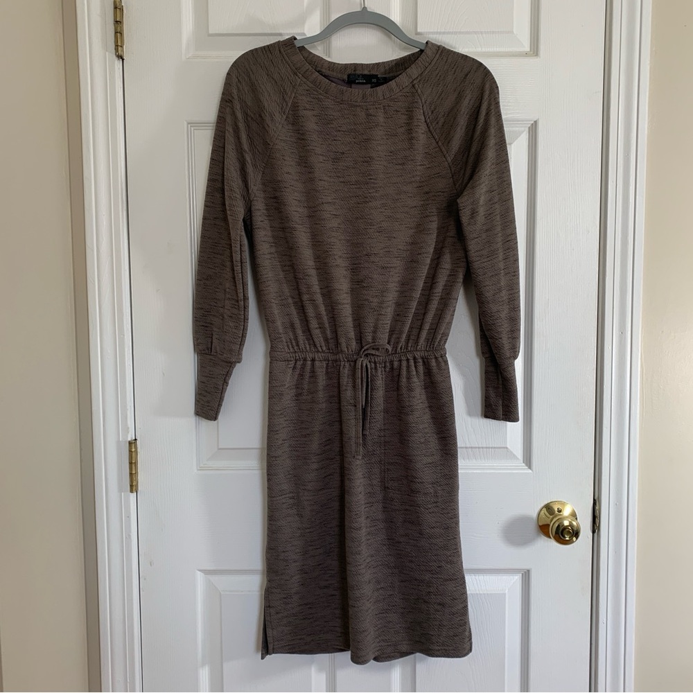 Prana Sunrise Dress Long Sleeves Side pockets XS